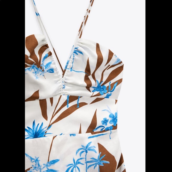 NWT Zara Printed Mini Dress - Picture 7 of 11